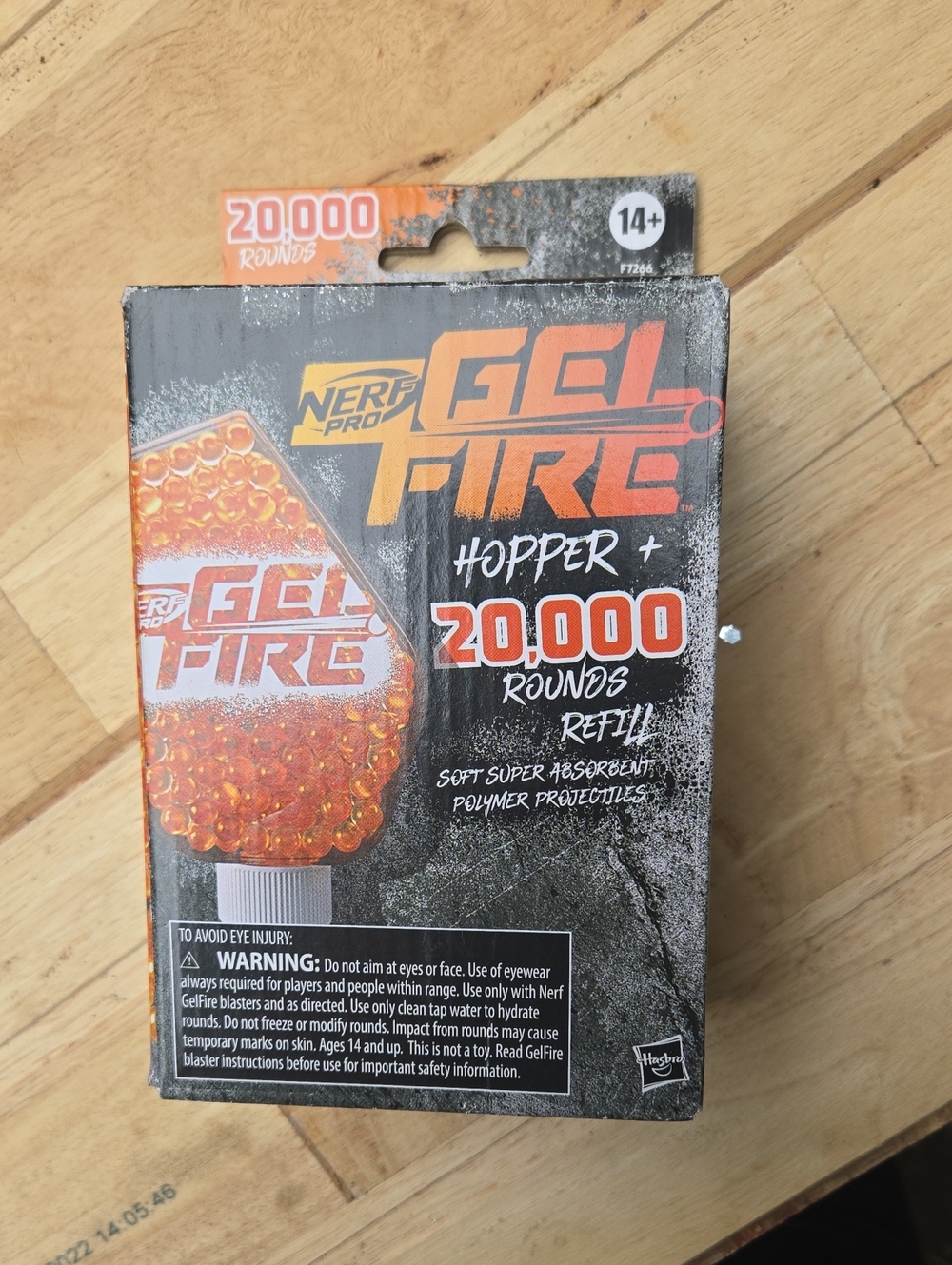 Nerf Gel Fire Hopper + 20,000 Rounds Refill - Orange